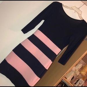 Striped work dress